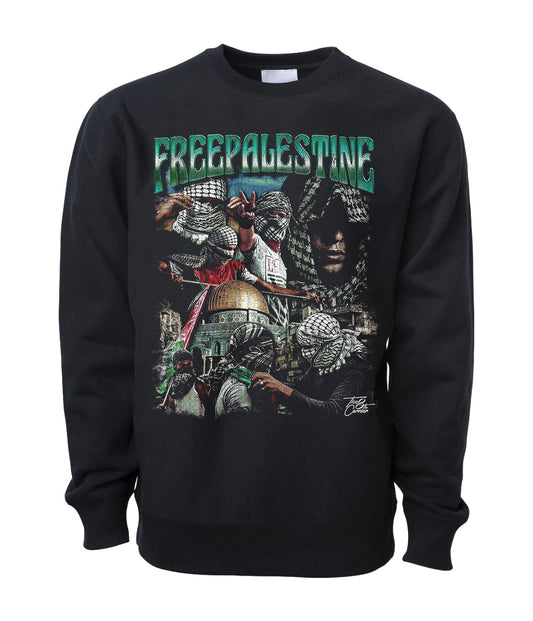 Free Palestine V4 Crewneck